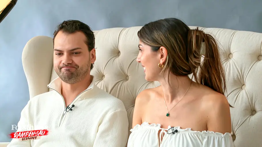 Jimi Blue Ochsenknecht und Yeliz Koc nebeneinander im Interview.
