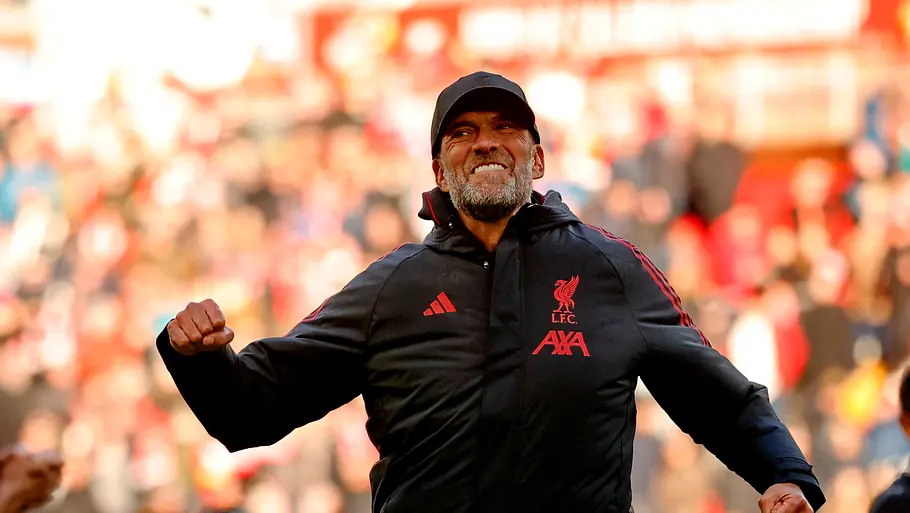 Jürgen Klopp beim Aufeinandertreffen des BVB und des Liverpool FC