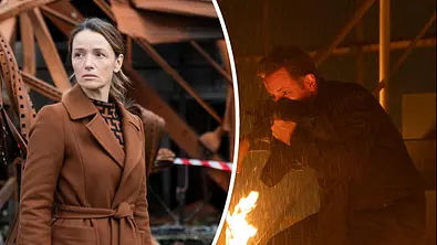 Jenny trauert um Justus nach seinem Feuertod. - Foto: RTL / Julia Carola Pohle