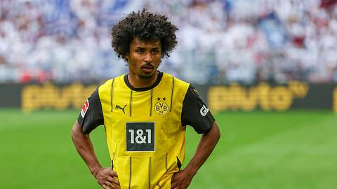 Karim Adeyemi beim letzten Spiel von Borussia Dortmund in der Bundesliga-Saison - Foto:  IMAGO / osnapix