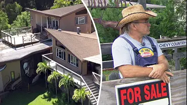Collage zeigt rechts Konny Island III auf Hawaii und rechts Konny Reimann mit eine For Sale-Schild. Für wie viel Geld kann man das Reimann-Haus auf Hawaii kaufen? - Foto: RTLZWEI