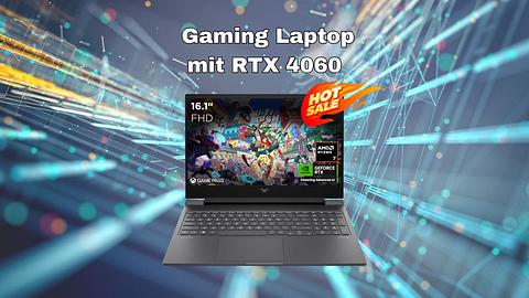 Für Unterwegs-Zocker: HP Gaming Laptop mit RTX 4060 bei Amazon im Sale - Foto: TVMovie / PR