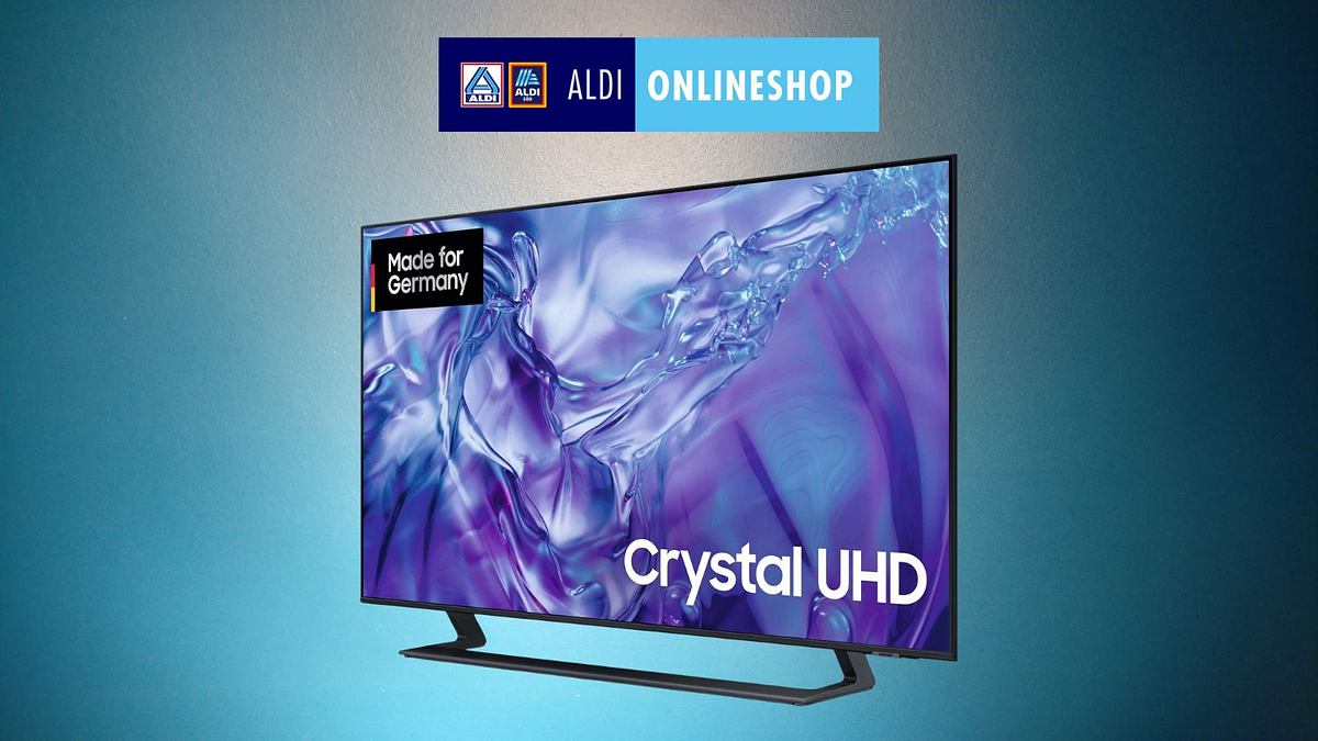 TV-Deal bei Aldi: 65 Zoll Samsung-Fernseher (2024) jetzt 36 Prozent günstiger