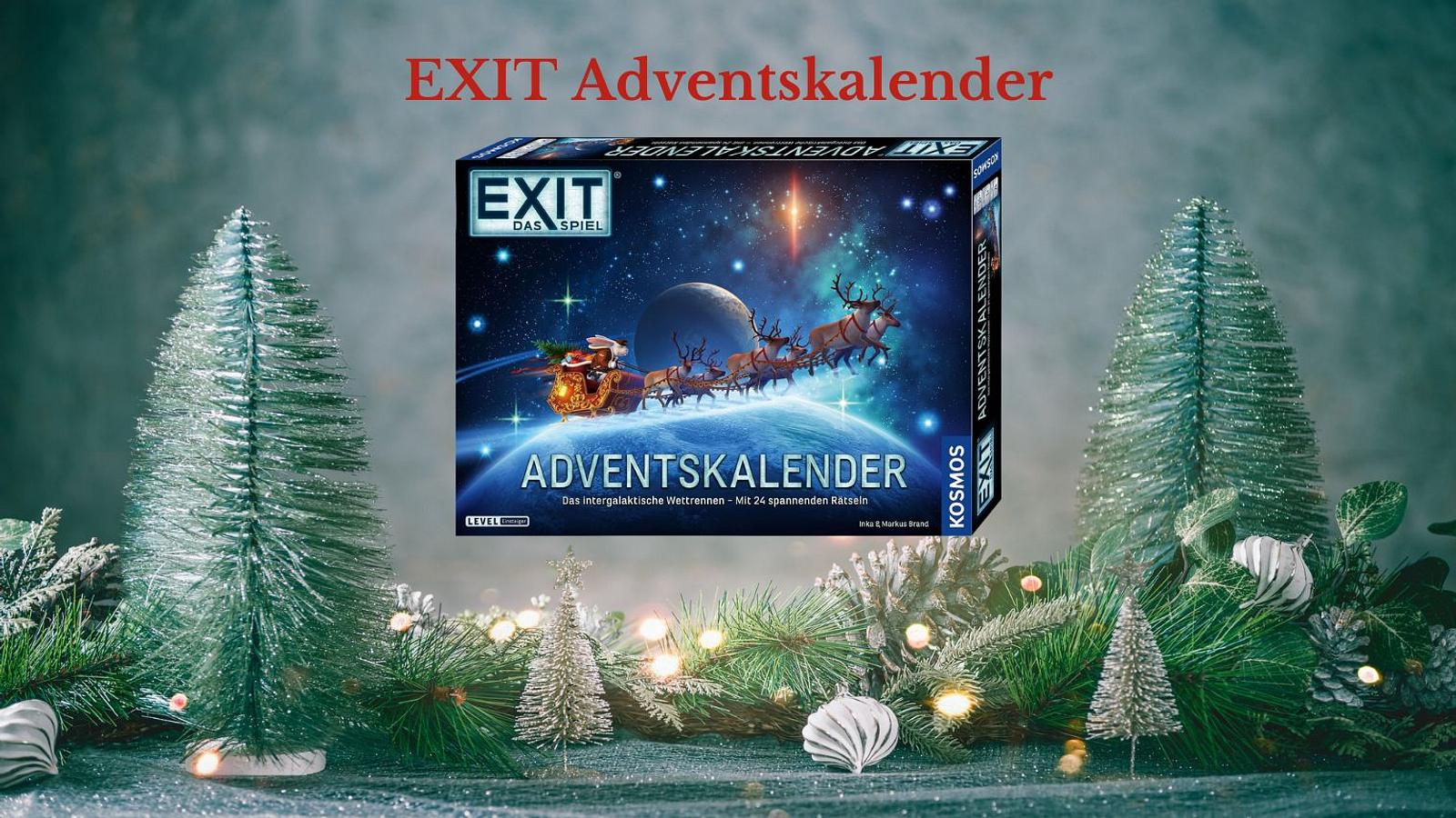 EXIT – Le Jeu – Calendrier De L’Avent : La Magie De Noël – 24 énigmes – Jeu D’évasion – Dès 10 Ans – 1 à 4 Joueurs