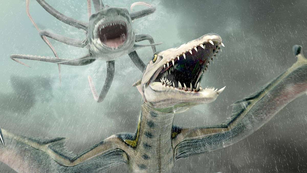 Sharktopus vs Pteracuda - Kampf der Urzeitgiganten Sharktopus vs Pteracuda - Kampf der Urzeitgiganten