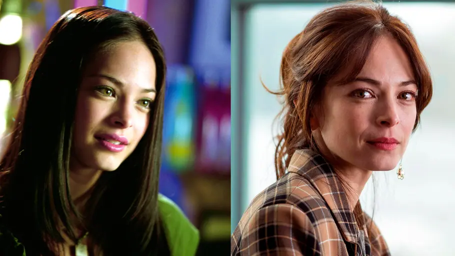 Kristin Kreuk Collage zeigt Kristin Kreuk damals und heute.