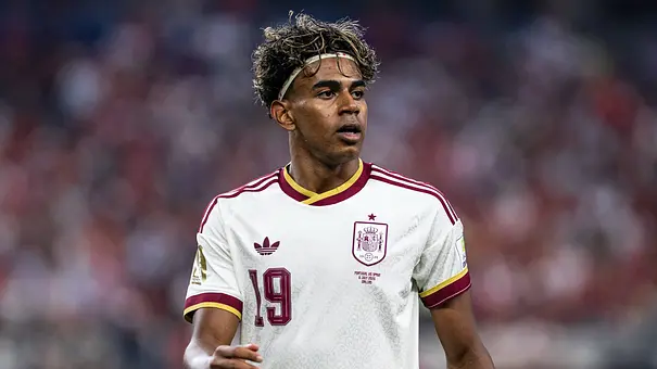 Lamine Yamal beim WM 2026-Achtelfinale mit Spanien - Foto: IMAGO / Sports Press Photo Lamine Yamal beim WM 2026-Achtelfinale mit Spanien - Foto: IMAGO / Sports Press Photo