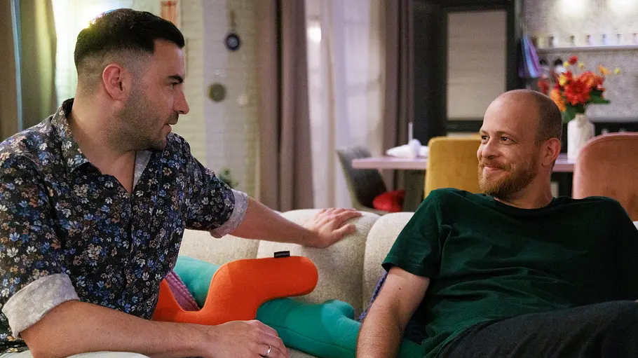 Zwei der größten Stars der Serie: Lars Steinhöfel und Patrick Müller. Lars Steinhöfel und Patrick Müller in einer Szene als Easy und Tobias.