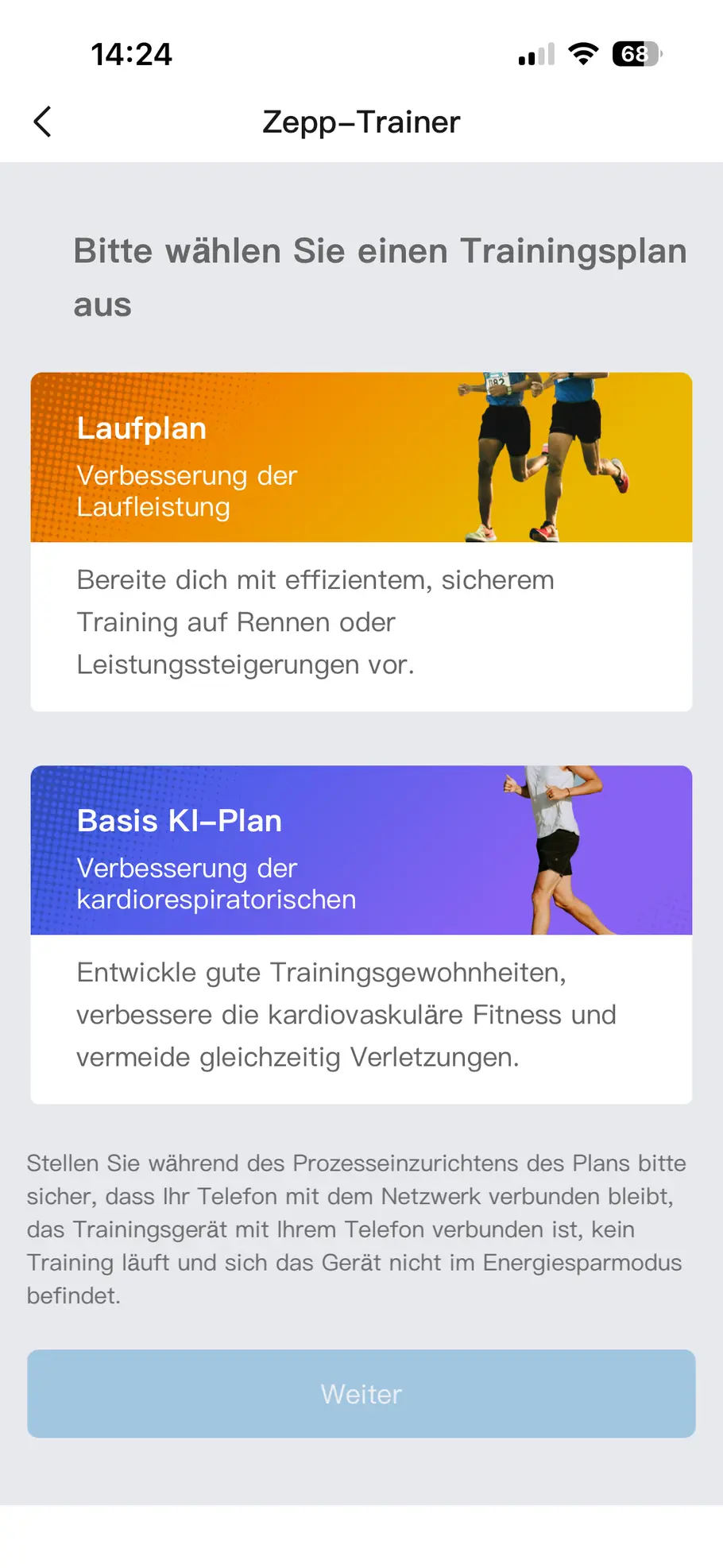 Laufplan Laufplan