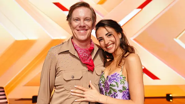 Ekaterina Leonova mit Simon Gosejohann (50)  - Foto: RTL / Stefan Gregorowius