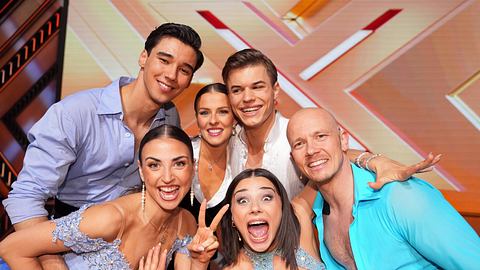 Die „Let’s Dance“-Finalisten 2025 mit ihren Profis! Wer gewinnt: Diego und Ekat, Taliso und Patricija oder Fabian und Anastasia?  - Foto: Foto: RTL / Stefan Gregorowius