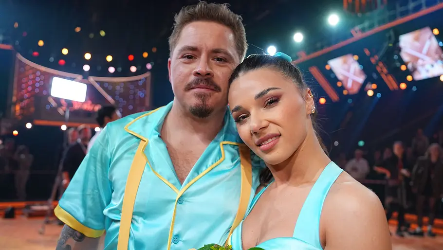 Gustav Schäfer und Anastasia Maruster bei „Let's Dance“.