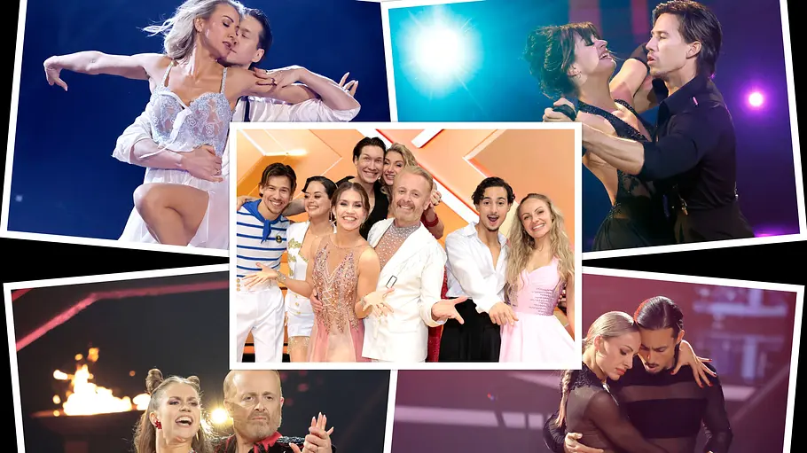Tänze Let's Dance-Halbfinale 2026 Ross Antony, Joel Mattli, Milano und Anna-Carina Woitschack stehen mit ihren Tanzpartnern im Let's Dance-Halbfinale 2026.