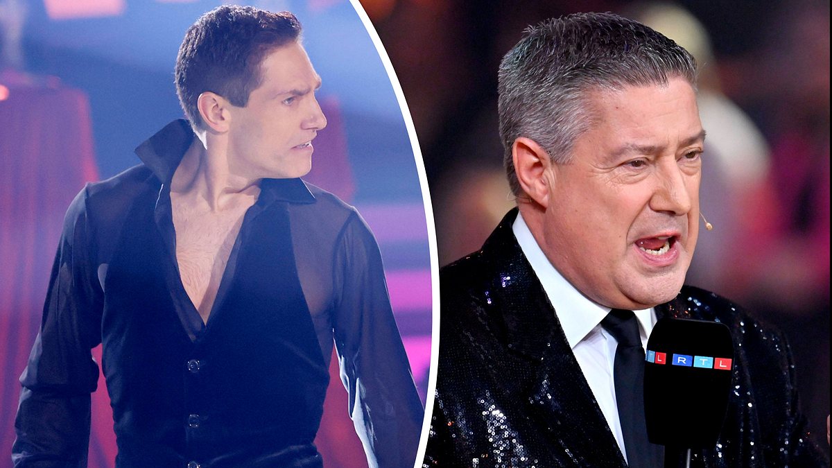 Collage: Christian Polanc schaut wütend und entgeistert zu Joachim Llambi, der verärgert in ein RTL-Mikro spricht