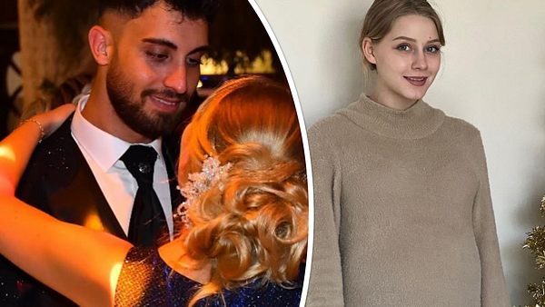 Collage: Links Servet und Loredana beim Tanzen, rechts Loredana Wollny mit Babybauch - Foto: Instagram/Loredana-Wollny