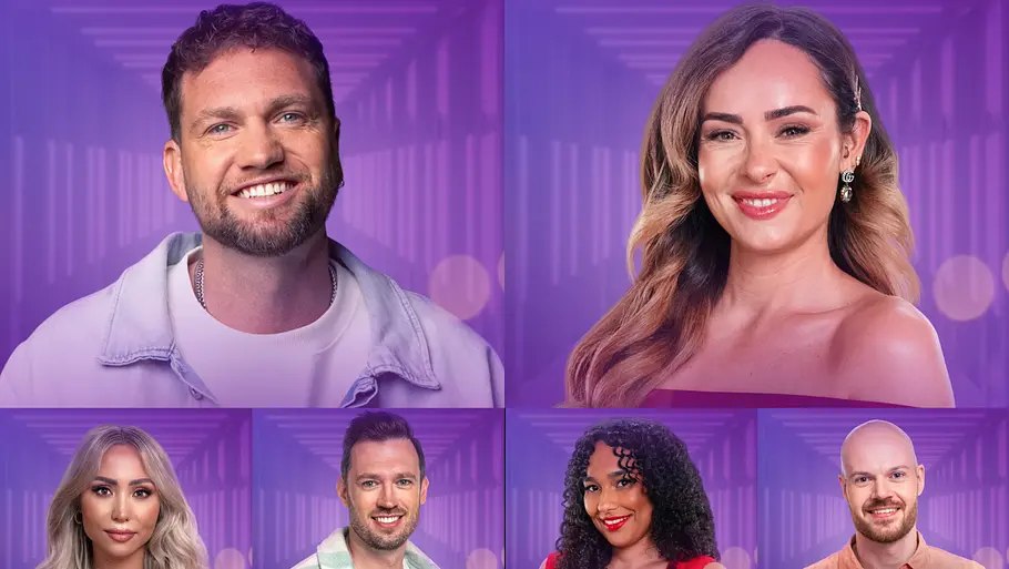 Collage der Love is Blind-Paare Konsti und Jessi, Yasmin und Andi, Josy und Gunnar.