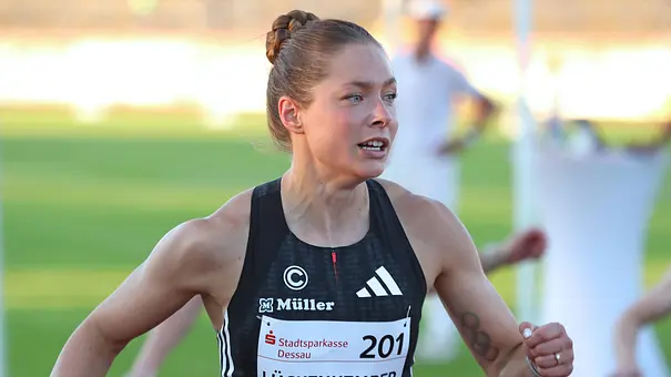Gina Lückenkemper bei einem Lauf. - Foto: IMAGO / Beautiful Sports Gina Lückenkemper bei einem Lauf. - Foto: IMAGO / Beautiful Sports