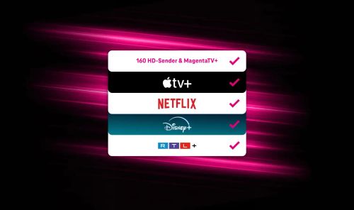 Magenta TV mit Apple TV+, Netflix, Disney+ & RTL+