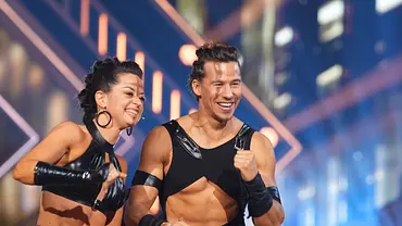 Malika Dzumaev und Joel Mattli Hand in Hand auf dem Parkett. - Foto: RTL / Stefan Gregorowius Malika Dzumaev und Joel Mattli Hand in Hand auf dem Parkett. - Foto: RTL / Stefan Gregorowius