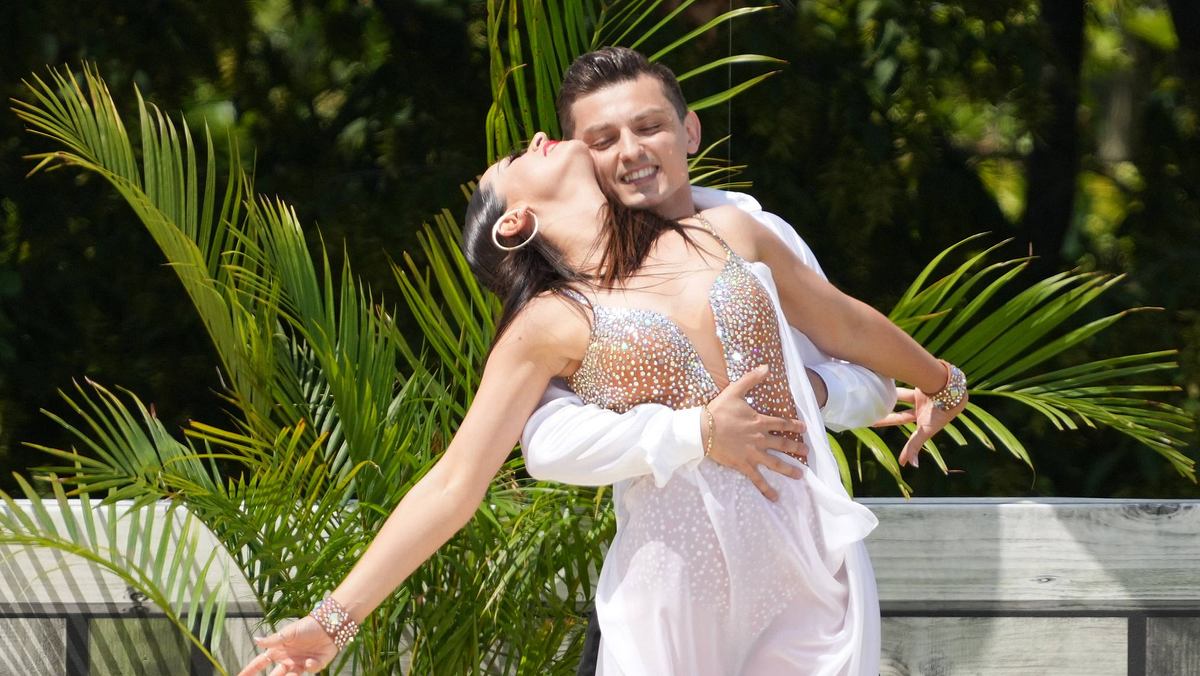 Malika Dzumaev und Zsolt Sandor Cseke am 16.07.2023 im ZDF Fernsehgarten in in Mainz