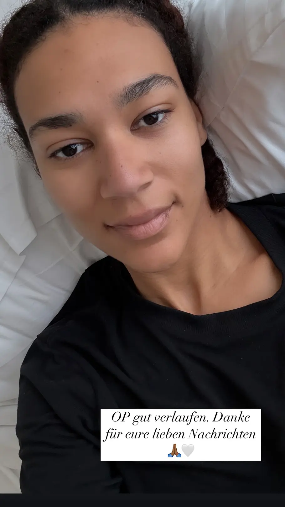 Marie Mouroum meldet sich aus dem Krankenhaus