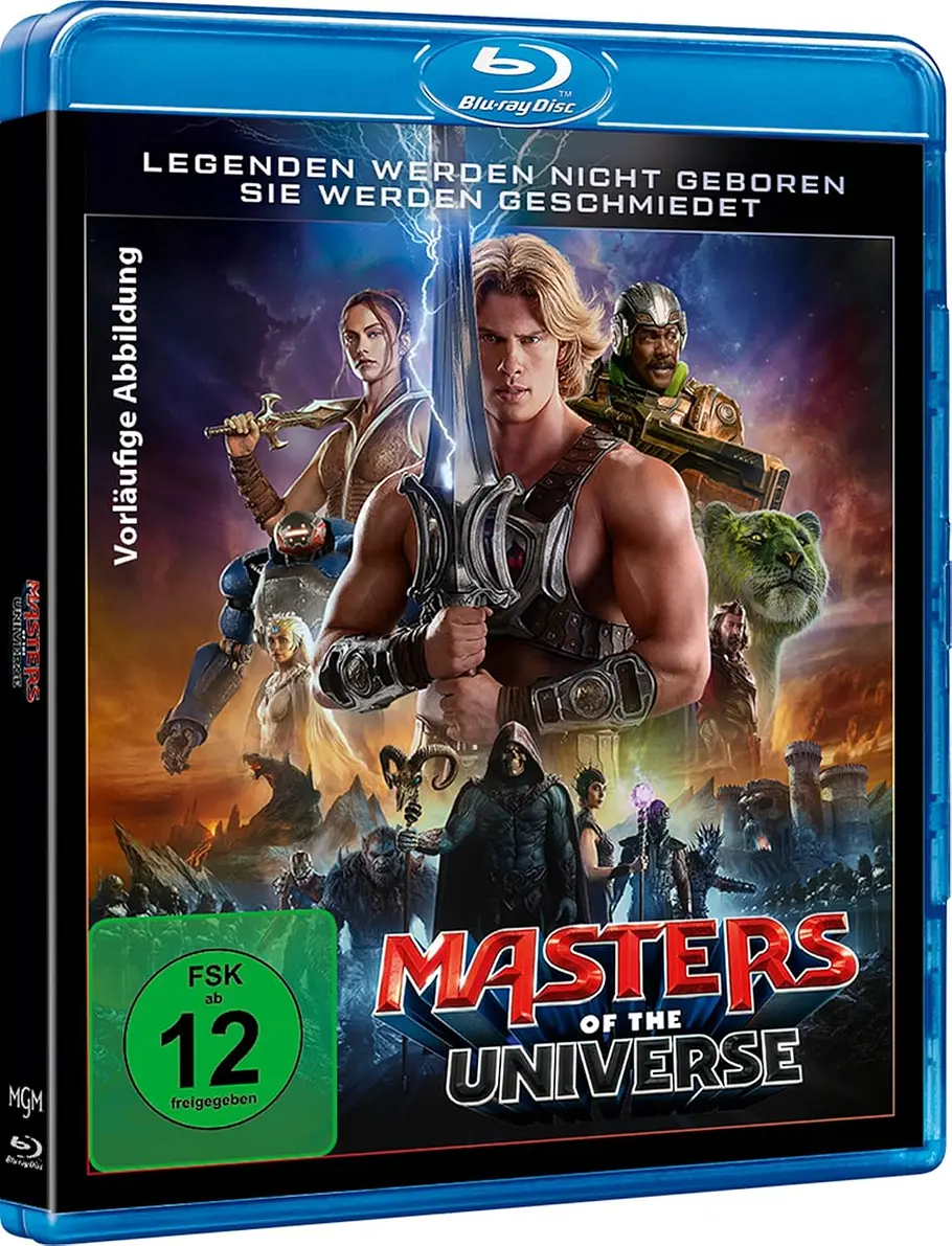 Masters of the Universe Blu-ray Cover Das Blu-ray Cover zum neuen Masters of the Universe Film