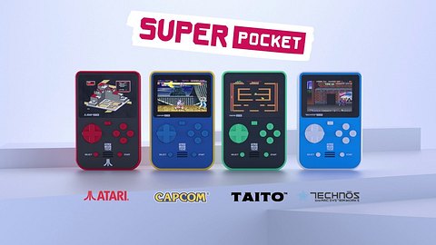 Super Pocket: Neue Handhelds mit Retro-Games wie „Double Dragon“, „Asteroids“ und „Pong“ - Foto: © Blaze Entertainment
