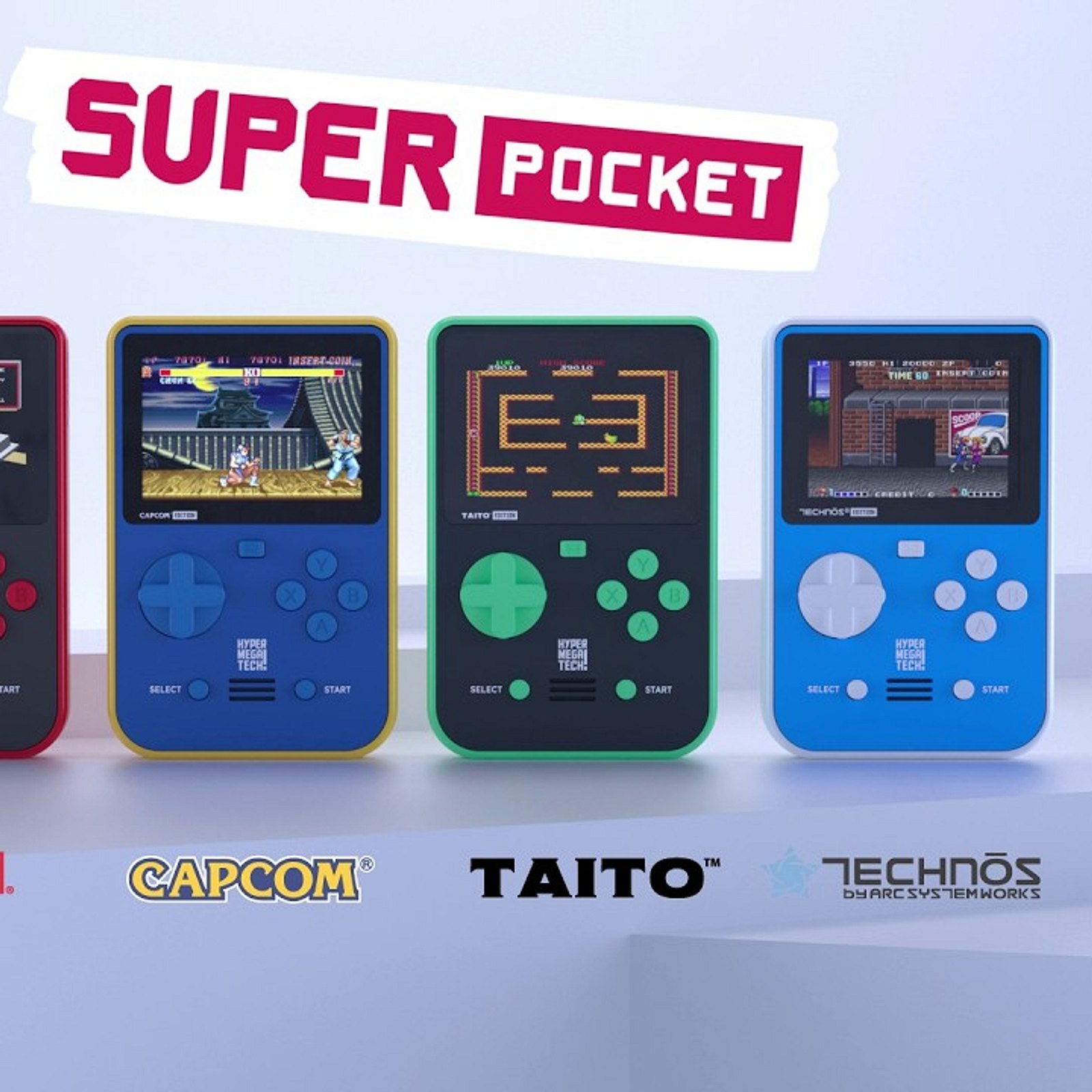 Evercade　SUPER POCKET Double Dragon 青 Evercade SUPER POCKET Double Dragon 青-公式オンラインストア通販
