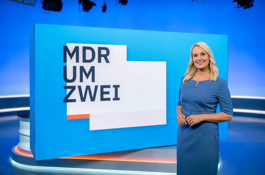 MITTELDEUTSCHER RUNDFUNK MDR um ZWEI Moderatorin Anja Petzold