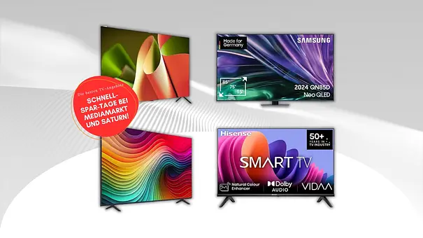 Schnell-Spar-Tage bei MediaMarkt und Saturn TV-Angebote - Foto: TVMovie / PR
