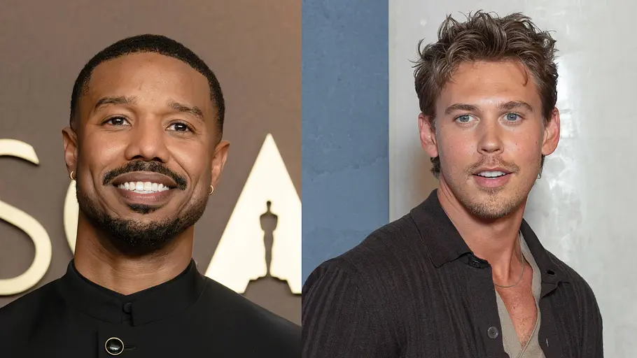 Miami Vice Michael B. Jordan und Austin Butler im Porträt: Die Schauspieler posieren bei Events – sie sollen im „Miami Vice“-Reboot gemeinsam vor der Kamera stehen