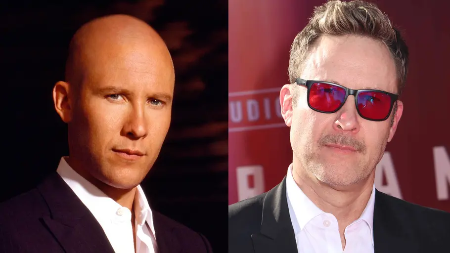 Michael Rosenbaum Collage zeigt Michael Rosenbaum damals und heute.