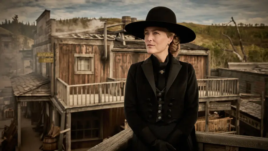 Gillian Anderson in „The Abandons“.