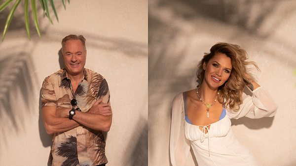 Collage von Ronald Schill und Sara Kulka, die für Villa der Versuchung posieren - Foto: Joyn