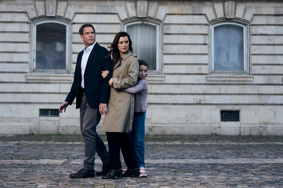 Cote de Pablo, Michael Weatherly und Isla Gie Cote de Pablo, Michael Weatherly und Isla Gie