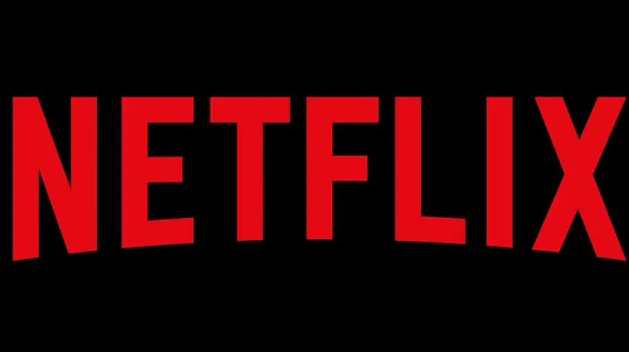 Netflix Logo Netflix Logo (Name), rote Schrift auf schwarzem Hintergrund