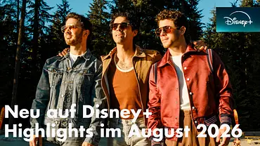 Neu auf Disney+ im August 2026: Die Jonas Brothers sind im dritten „Camp Rock“-Film zurück. - Foto: Disney+ Neu auf Disney+ im August 2026: Die Jonas Brothers sind im dritten „Camp Rock“-Film zurück. - Foto: Disney+