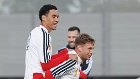 Kimmich und Musiala beim Training mit der deutschen Nationalmannschaft - Foto: IMAGO / HMB-Media Kimmich und Musiala beim Training mit der deutschen Nationalmannschaft - Foto: IMAGO / HMB-Media