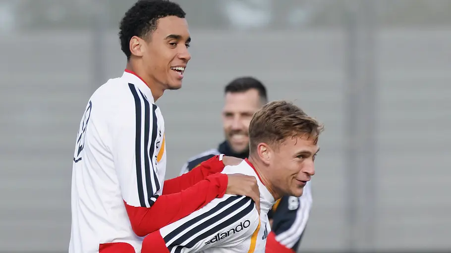 Niederlande vs Deutschland: Nations League heute Live im TV Kimmich und Musiala beim Training mit der deutschen Nationalmannschaft