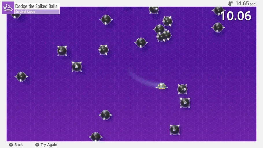 Ein Screenshot des Ufo-Spiels der Nintendo Switch 2 Welcome Tour