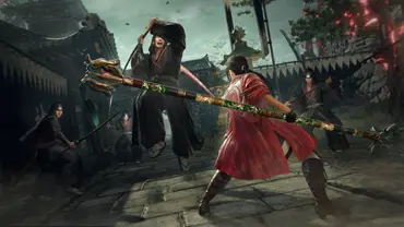 Zwei Samurais kämpfen gegeneinander - Foto: Team Ninja / Koei Tecmo Games Zwei Samurais kämpfen gegeneinander - Foto: Team Ninja / Koei Tecmo Games