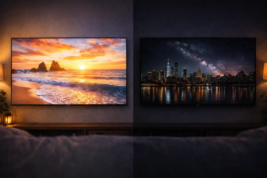 Welches TV-Bild ist qualitativ besser: OLED oder QLED?