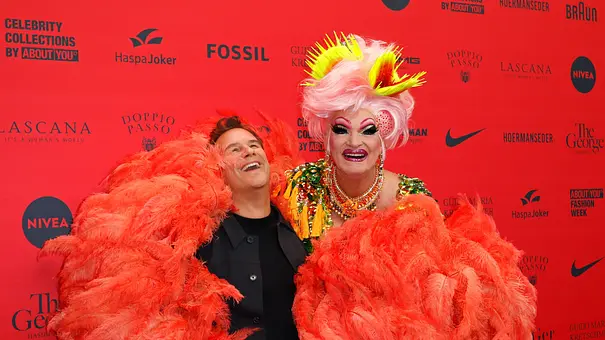 Guido Maria Kretschmer und Olivia Jones beim About You Fashion Ball 2025 auf dem Spielbudenplatz. - Foto: IMAGO / Future Image