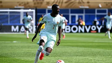 Ousmane Dembele dribbelt bei der WM 2026 für Frankreich im letzten Gruppenspiel gegen Norwegen. - Foto: IMAGO / Uwe Kraft