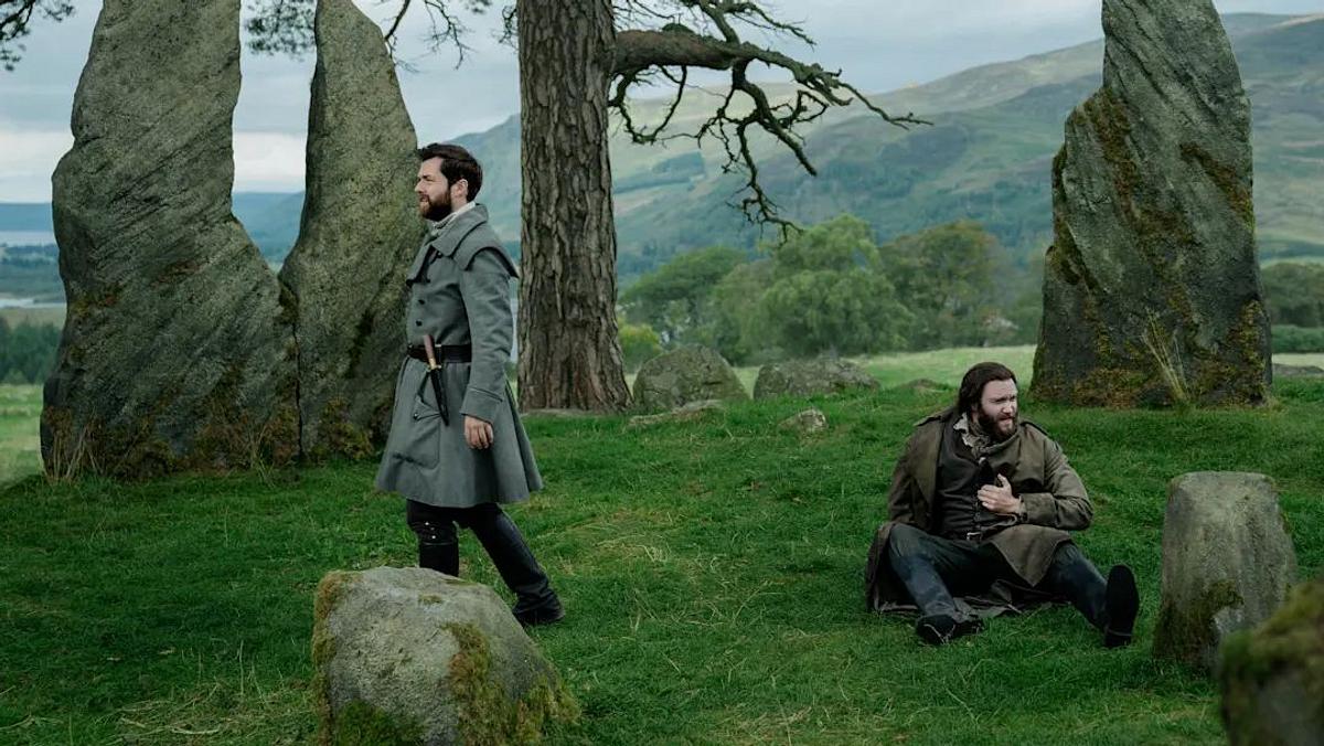Roger und Buck in Outlander