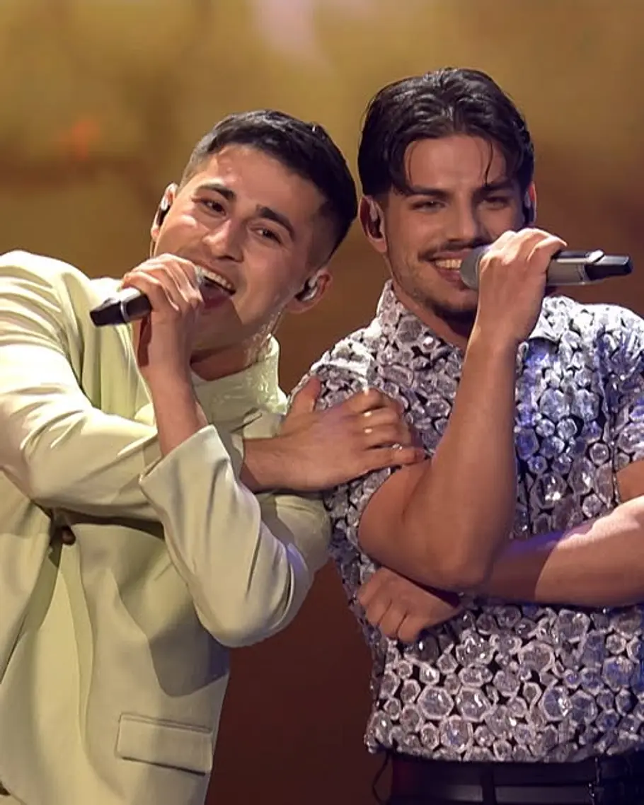 Paco und Abii im Finale Abii Faizan und Paco Simic im Battle beim Finale