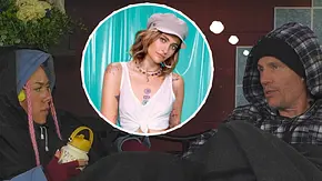 Collage: Christian Lell denkt beim Gespräch mit Nina Bridney im „Promi Big Brother“-Container an Paris Jackson. (Symbolbild) - Foto: IMAGO / Bestimage und Joyn Collage: Christian Lell denkt beim Gespräch mit Nina Bridney im „Promi Big Brother“-Container an Paris Jackson. (Symbolbild) - Foto: IMAGO / Bestimage und Joyn