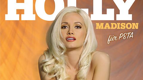 Holly Madison nackt - Foto: PETA
