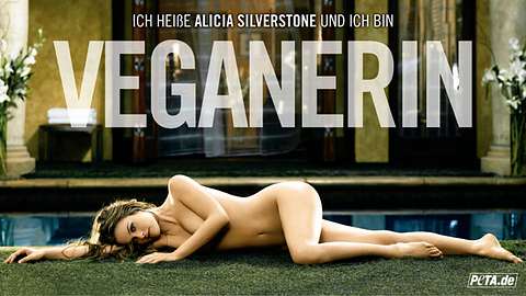 Alicia Silverstone nackt - Foto: PETA
