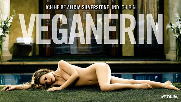 Alicia Silverstone nackt - Foto: PETA